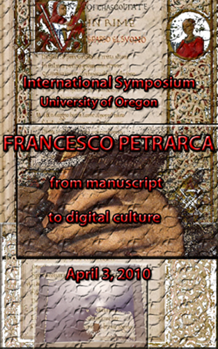 Figure 1: Petrarch conference advertisement