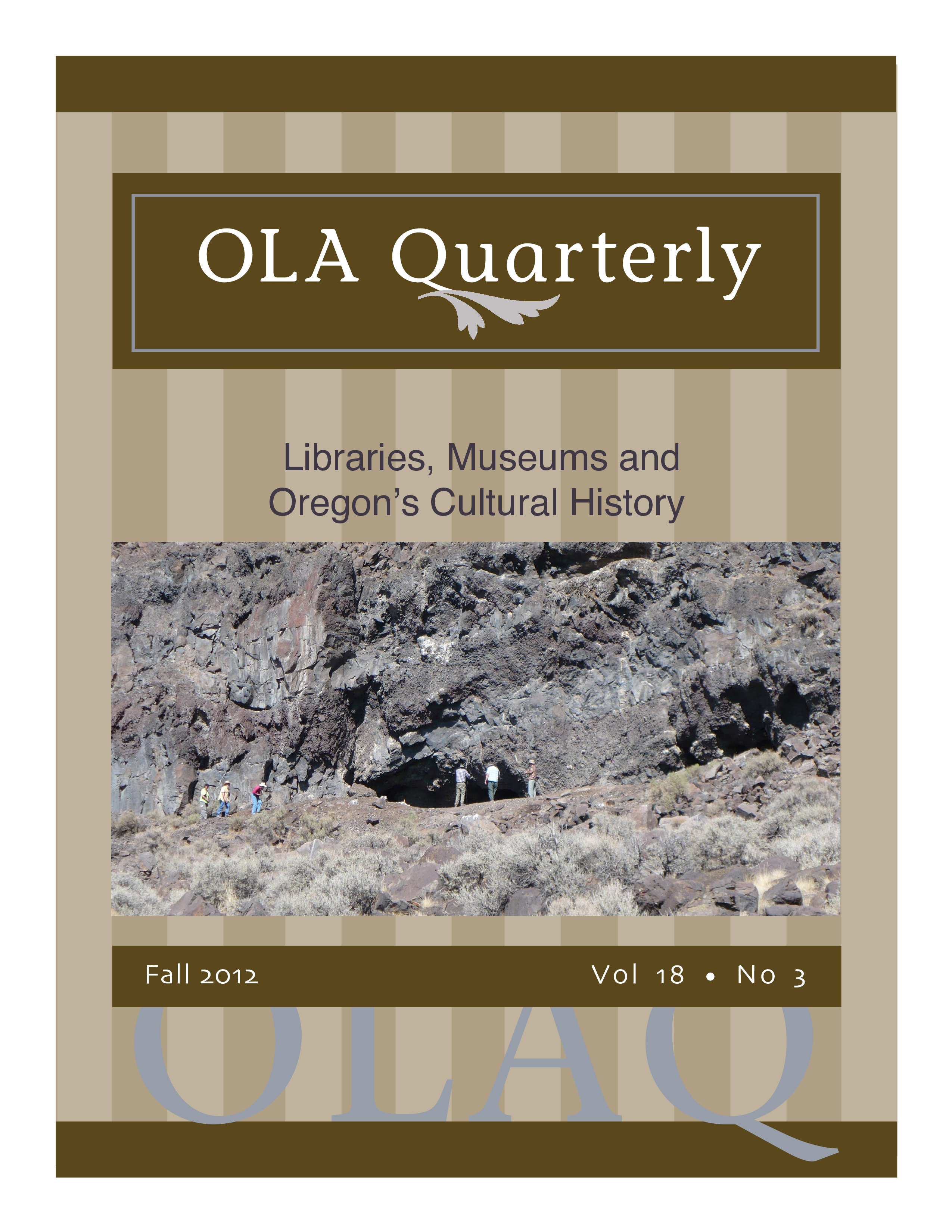 					View Vol. 18 No. 3 (2012): Libraries, Museums, and Oregon's Cultural History
				