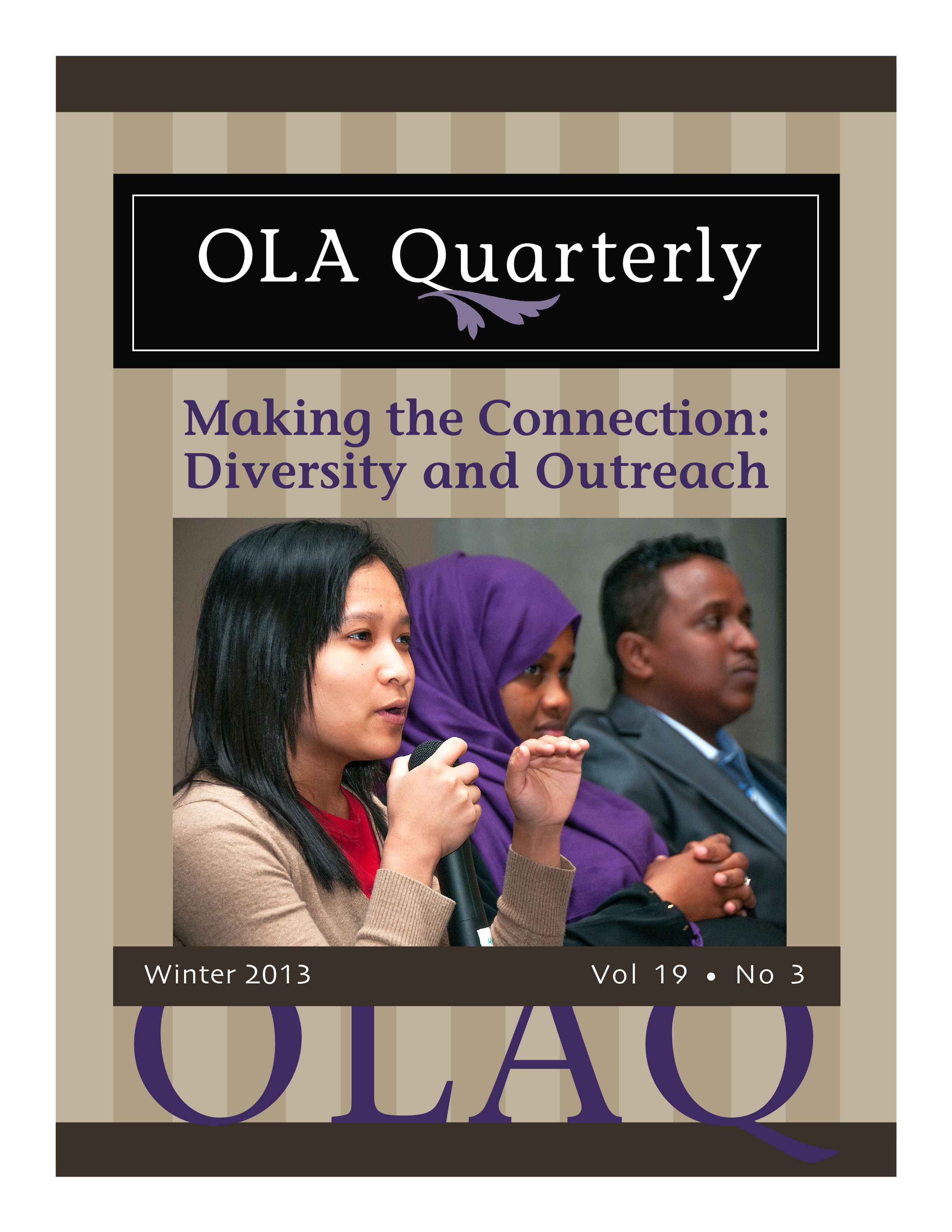 					View Vol. 19 No. 3 (2013): Diversity and Outreach
				